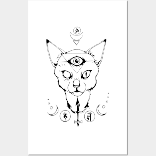 Ohm Cat Posters and Art